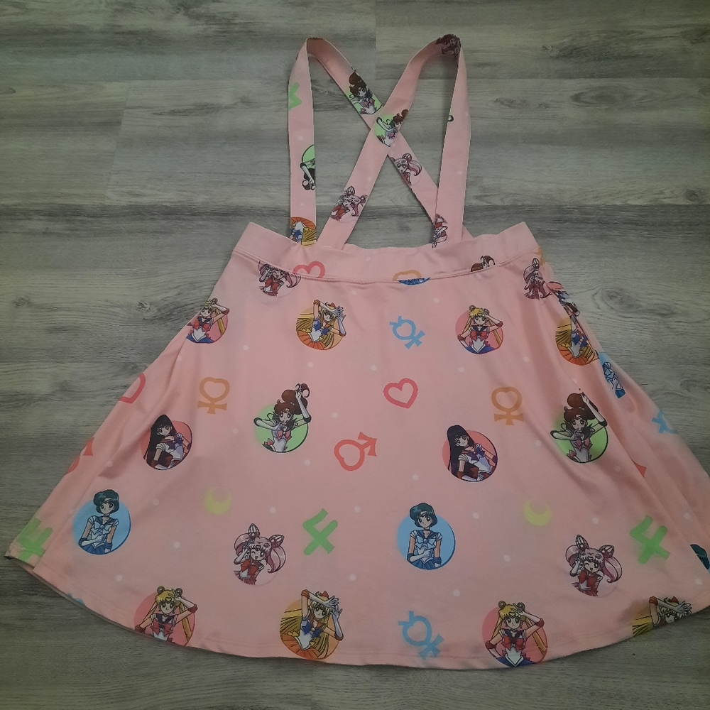 Sailor Moon Symbols Suspender Skirt
